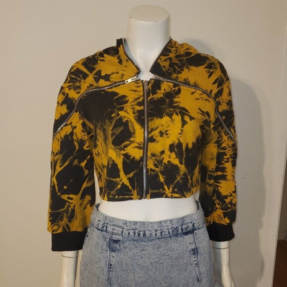Fashion Nova Tie Dye Cropped Sweater || EUC || Large - Picture 2 of 14